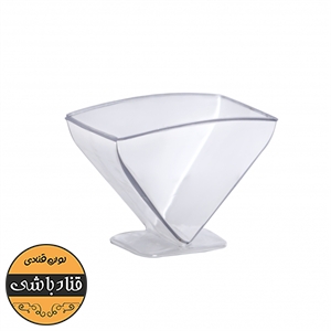 جام پایه دار مدل مثلتی