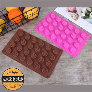 قالب شکلات رز کوچک