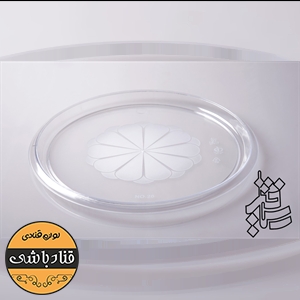سینی کریستال گرد28سانت