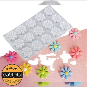 قالب سیلیکونی گل مینا بزرگ