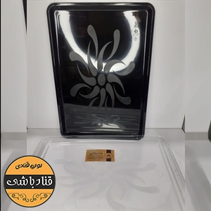 سینی مستطیل کریستال501مشکی