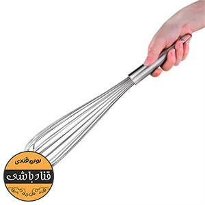 همزن دستی استیل دسته صاف 35سانت