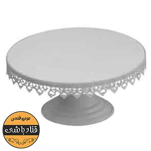 استند کیک فلزی سفید 