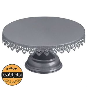 استند کیک فلزی طوسی