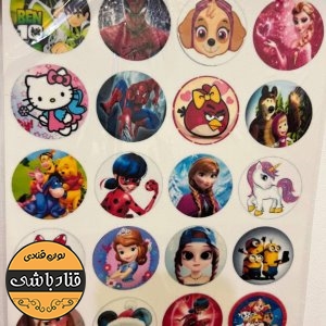 استیکر خوراکی میکس دخترانه