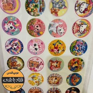 استیکر خوراکی میکس کیتی و گربه