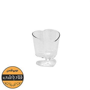 جام پایه دار مدل قلب