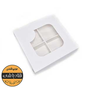 جعبه شیرینی21×21با مقسم