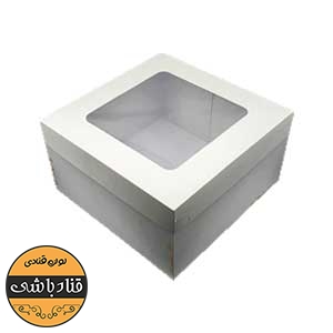 جعبه کیک بالا طلق قطر28