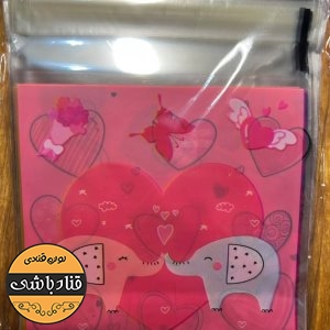 سلفون کوکی طرح لاو و قلب عروسکی