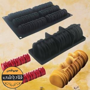 قالب سیلیکونی بافت بزرگ6عددی
