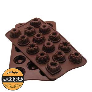 قالب سیلیکونی شکلات طرح شیفون