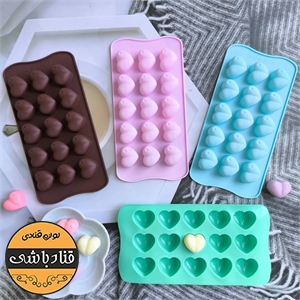 قالب سیلیکونی قلب برجسته