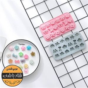 قالب سیلیکونی پاپیون و گل