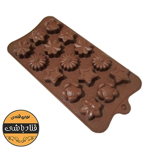 قالب شکلات مدل ستاره و گل