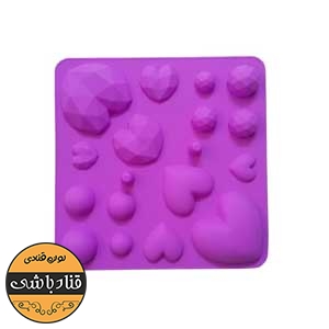 قالب قلب و دایره الماسی جور