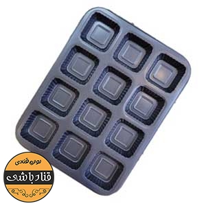 قالب مافین مربع کنگره 