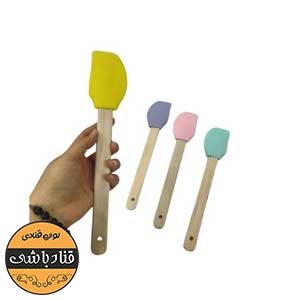 لیسک سیلیکونی دسته چوبی نسوز