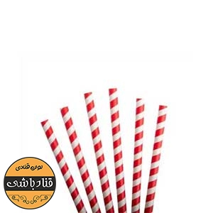 نی کاغذی بسته25عددی