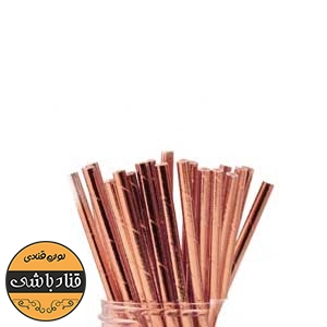 نی کاغذی ساده بسته 25عددی