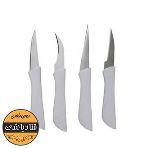 چاقو مدل میوه آرایی و حکاکی مجموعه 4 عددی