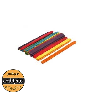 چوب بستنی رنگی باریک