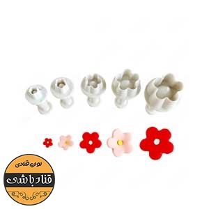 کاتر فشاری مینی گل مخروط دار 5عددی