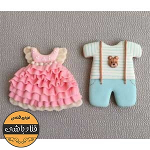 کاتر لباس دختر و پسر 2 عددی 