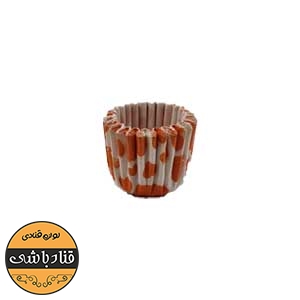 کپسول حلوا طرح قلب نارنجی