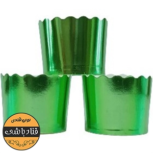 کپسول کاپ کیک سبز