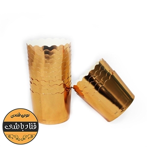 کپسول کاپ کیک طلایی